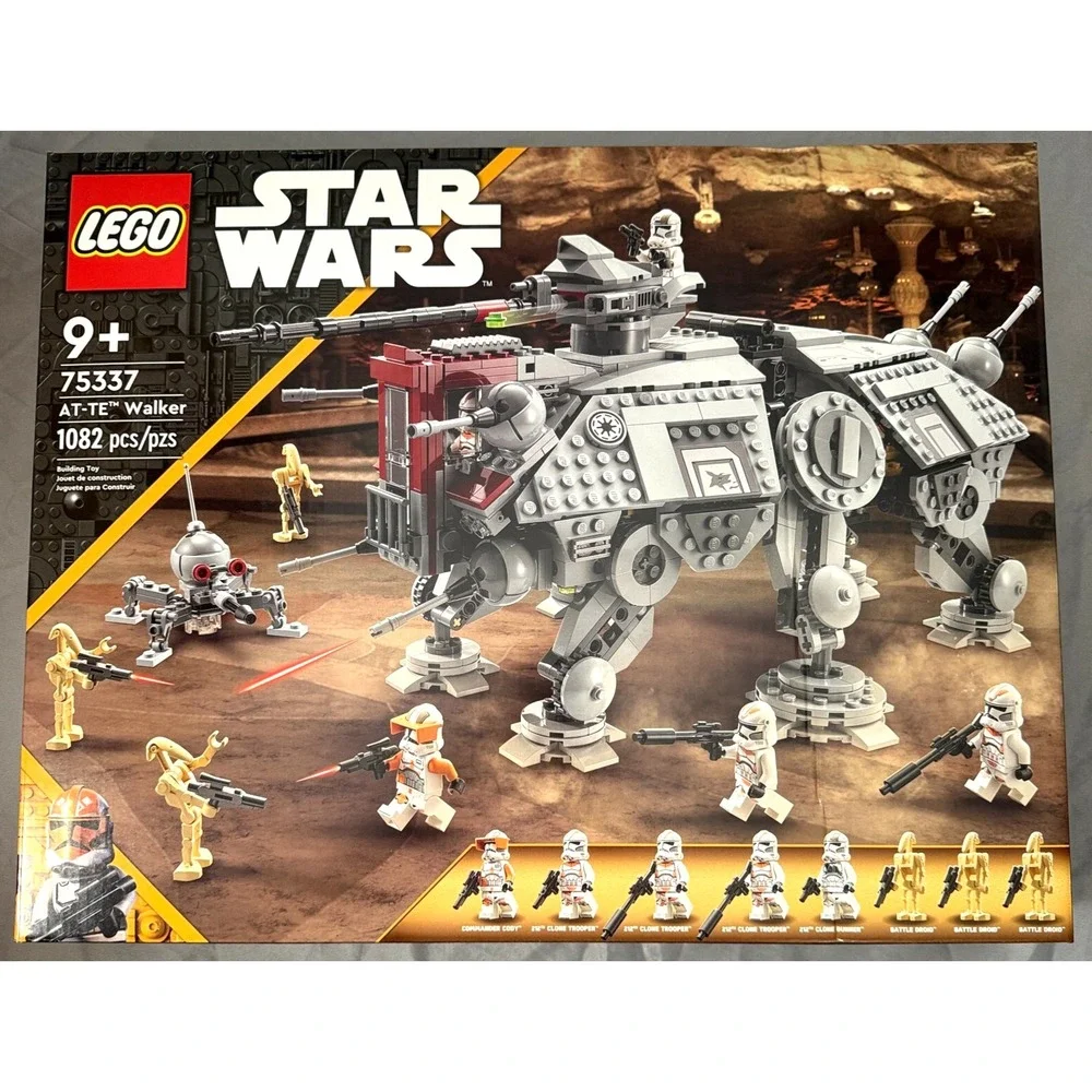 LEGO Star Wars AT-TE Walker Set 75337 Factory Sealed Box Set of 3 Collector